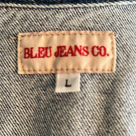 “, denim Jean blue size large women’s Vest - Picture 6 of 6